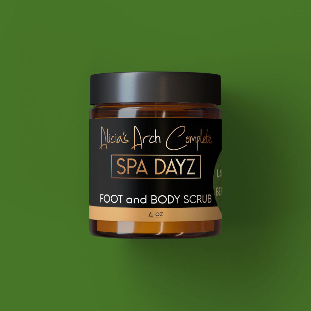 Foot and Body Scrub: Lavender and Bergamot