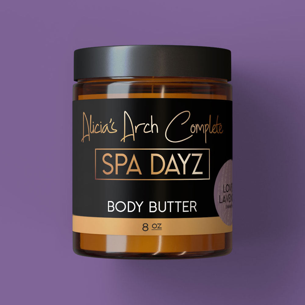 Body Butter: Lovely Lavender - Shimmering