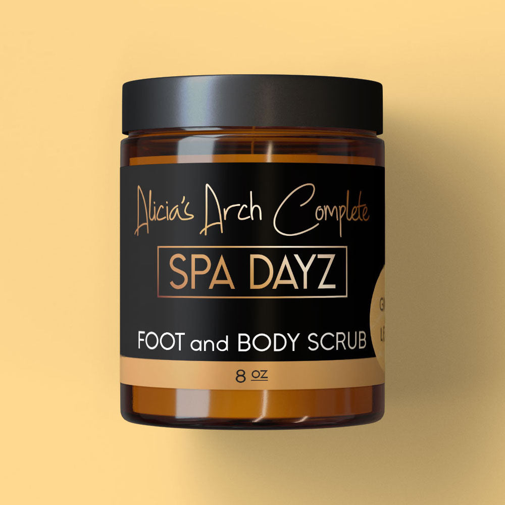 Foot and Body Scrub: Ginger and Lemon