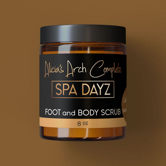 Foot and Body Scrub: Lavender and Sandalwood