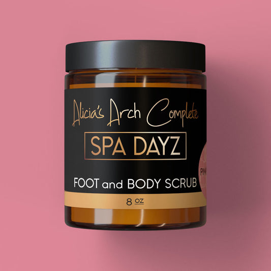 Foot and Body Scrub: Pink Sugar